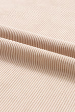 Load image into Gallery viewer, Apricot Ribbed Corduroy Oversized Sweatshirt