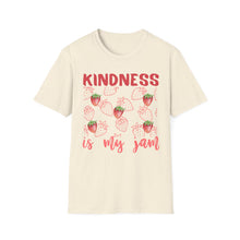 Load image into Gallery viewer, Kindness is My Jam T-Shirt, Cute Gift for Friends, Positive Quote Tee, Summer Style, Casual Wear, Birthday Present, Inspiring Apparel