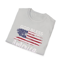 Load image into Gallery viewer, Patriotic Unisex Softstyle T-Shirt | USA Flag Tee | Independence Day, Memorial Day, Gift for Veterans, Casual Wear, Summer Style