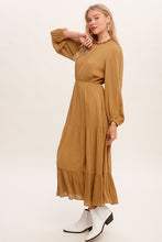 Load image into Gallery viewer, Feminine Boho Inspired Maxi Woven Dress