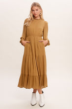 Load image into Gallery viewer, Feminine Boho Inspired Maxi Woven Dress