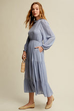 Load image into Gallery viewer, Feminine Boho Inspired Maxi Woven Dress