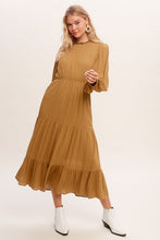 Load image into Gallery viewer, Feminine Boho Inspired Maxi Woven Dress