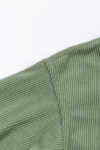 Load image into Gallery viewer, Grass Green Ribbed Corduroy Oversized Sweatshirt