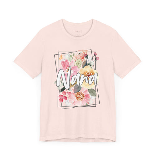 Floral 'Nana' Tee - Perfect Gift for Grandmothers