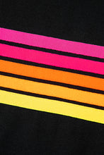 Load image into Gallery viewer, Beau Blue Striped Patch Front Casual Tee