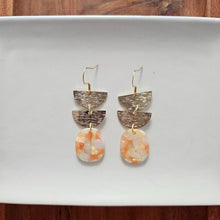 Load image into Gallery viewer, Elena Earrings - Orange Dream