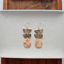 Load image into Gallery viewer, Elena Earrings - Orange Dream