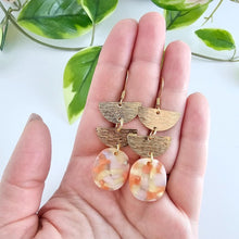 Load image into Gallery viewer, Elena Earrings - Orange Dream