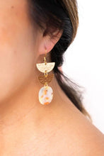 Load image into Gallery viewer, Elena Earrings - Orange Dream