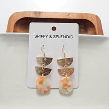 Load image into Gallery viewer, Elena Earrings - Orange Dream