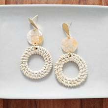 Load image into Gallery viewer, Lana Earrings - Light Rattan