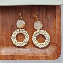 Load image into Gallery viewer, Lana Earrings - Light Rattan