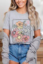 Load image into Gallery viewer, Mama Flower Mothers Day Graphic T Shirts