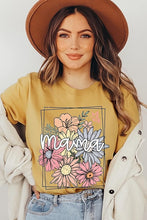 Load image into Gallery viewer, Mama Flower Mothers Day Graphic T Shirts