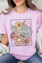 Load image into Gallery viewer, Mama Flower Mothers Day Graphic T Shirts
