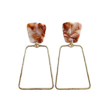 Load image into Gallery viewer, Ariana Earrings - Rust