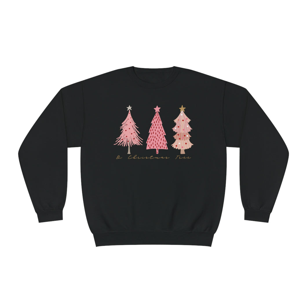 O Christmas Tree Crewneck Sweatshirt top Holiday