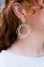 Load image into Gallery viewer, Georgia Earrings - Gold Flake