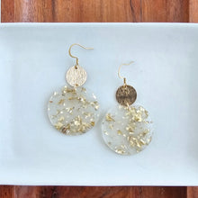 Load image into Gallery viewer, Zoey Earrings - Gold Flake