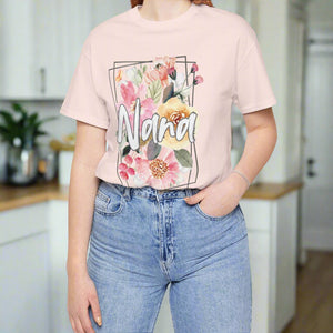 Floral 'Nana' Tee - Perfect Gift for Grandmothers