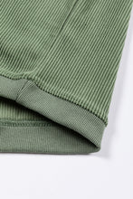 Load image into Gallery viewer, Grass Green Ribbed Corduroy Oversized Sweatshirt