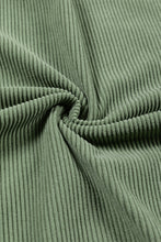 Load image into Gallery viewer, Grass Green Ribbed Corduroy Oversized Sweatshirt