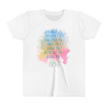 Load image into Gallery viewer, Youth Rainbow Affirmation Top