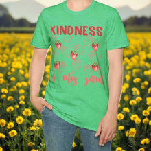 Load image into Gallery viewer, Kindness is My Jam T-Shirt, Cute Gift for Friends, Positive Quote Tee, Summer Style, Casual Wear, Birthday Present, Inspiring Apparel