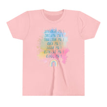 Load image into Gallery viewer, Youth Rainbow Affirmation Top