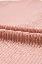 Load image into Gallery viewer, Rose Tan Rib Textured Henley Knit Top