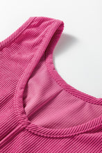 Load image into Gallery viewer, Beige Corduroy Sleeveless Mini Dress With Patched Pockets