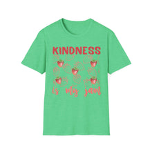 Load image into Gallery viewer, Kindness is My Jam T-Shirt, Cute Gift for Friends, Positive Quote Tee, Summer Style, Casual Wear, Birthday Present, Inspiring Apparel