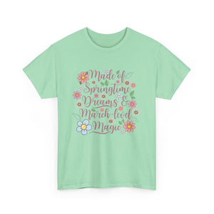 March Birth Month Tee