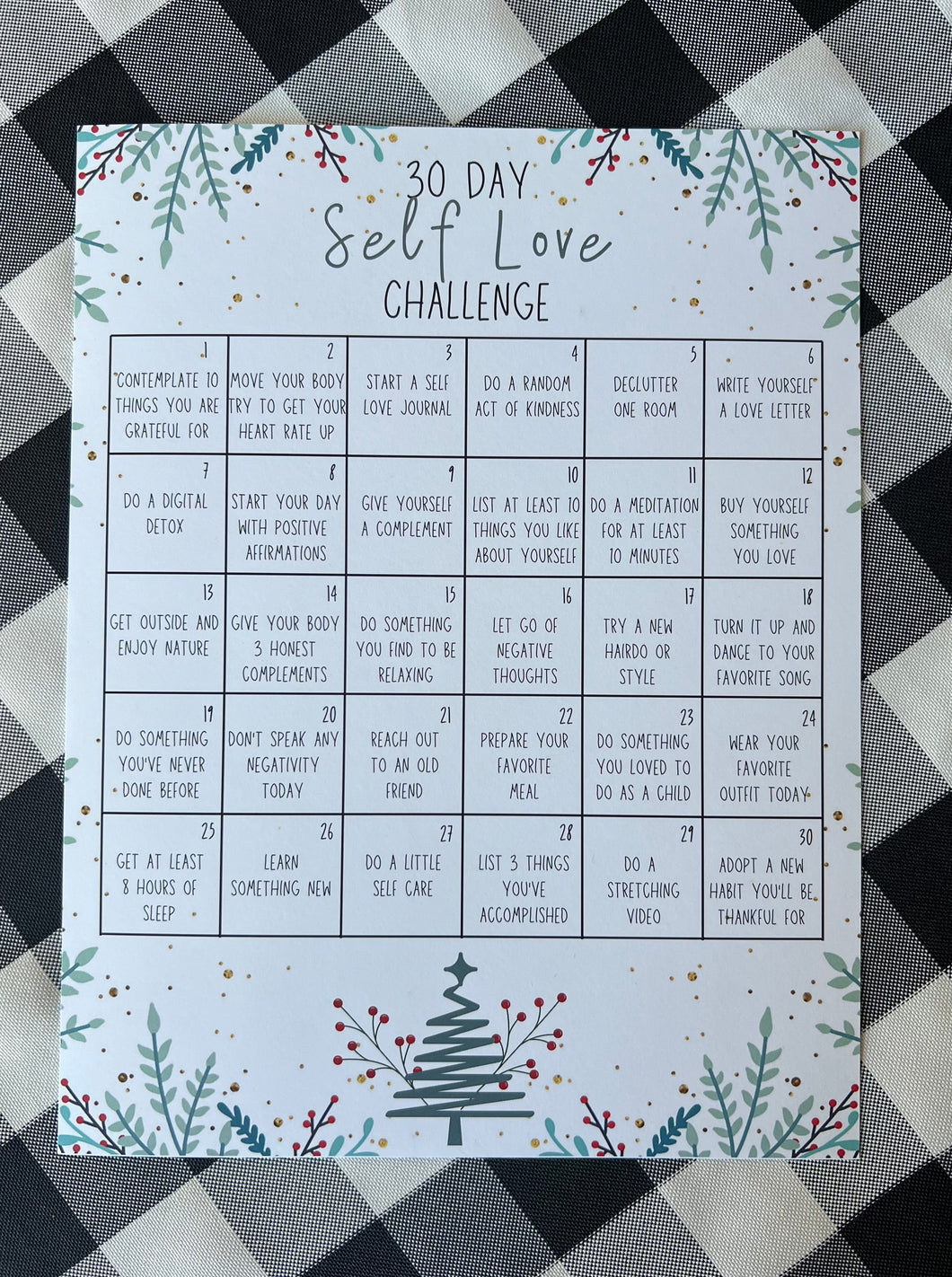 30 Day Self-love Challenge