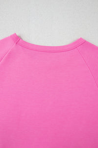 Beau Blue Striped Patch Front Casual Tee
