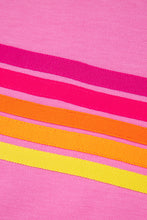 Load image into Gallery viewer, Beau Blue Striped Patch Front Casual Tee