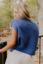 Load image into Gallery viewer, Fiery Red Flag Graphic Short Sleeve Sweater Top