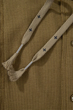 Load image into Gallery viewer, Jungle Green Quilted Textured Patchwork Loose Fit Hooded Jacket