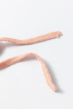 Load image into Gallery viewer, Orange Color Block Waffle Knit Drawstring Mock Neck Sweater