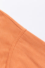 Load image into Gallery viewer, Orange Ribbed Corduroy Oversized Sweatshirt