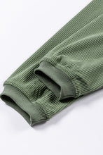 Load image into Gallery viewer, Grass Green Ribbed Corduroy Oversized Sweatshirt