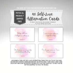 Self Love Affirmation Cards