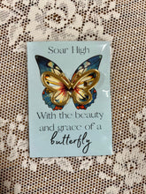 Load image into Gallery viewer, Butterfly clip and friendship card