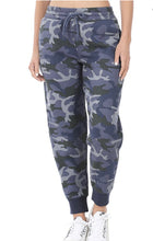 Load image into Gallery viewer, Blue Camo Joggers